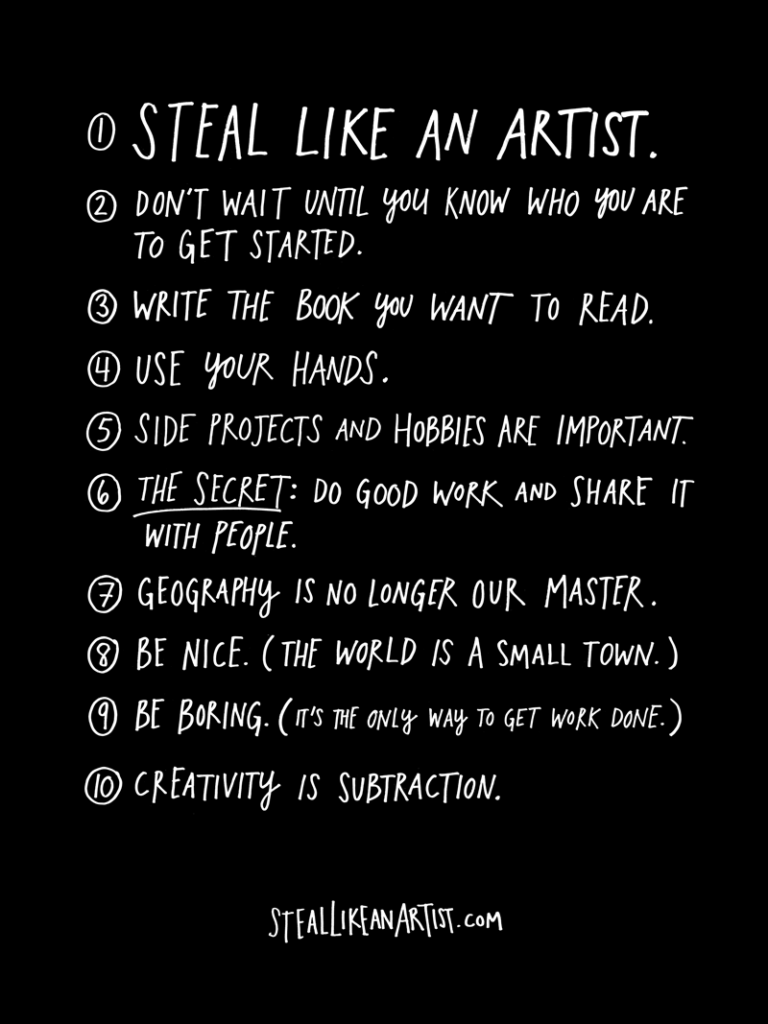Steal Like an Artist 1